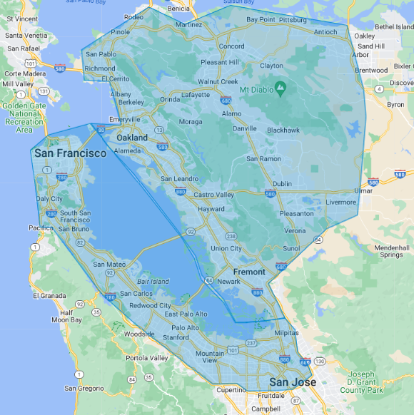Map - Pest Control Service Areas